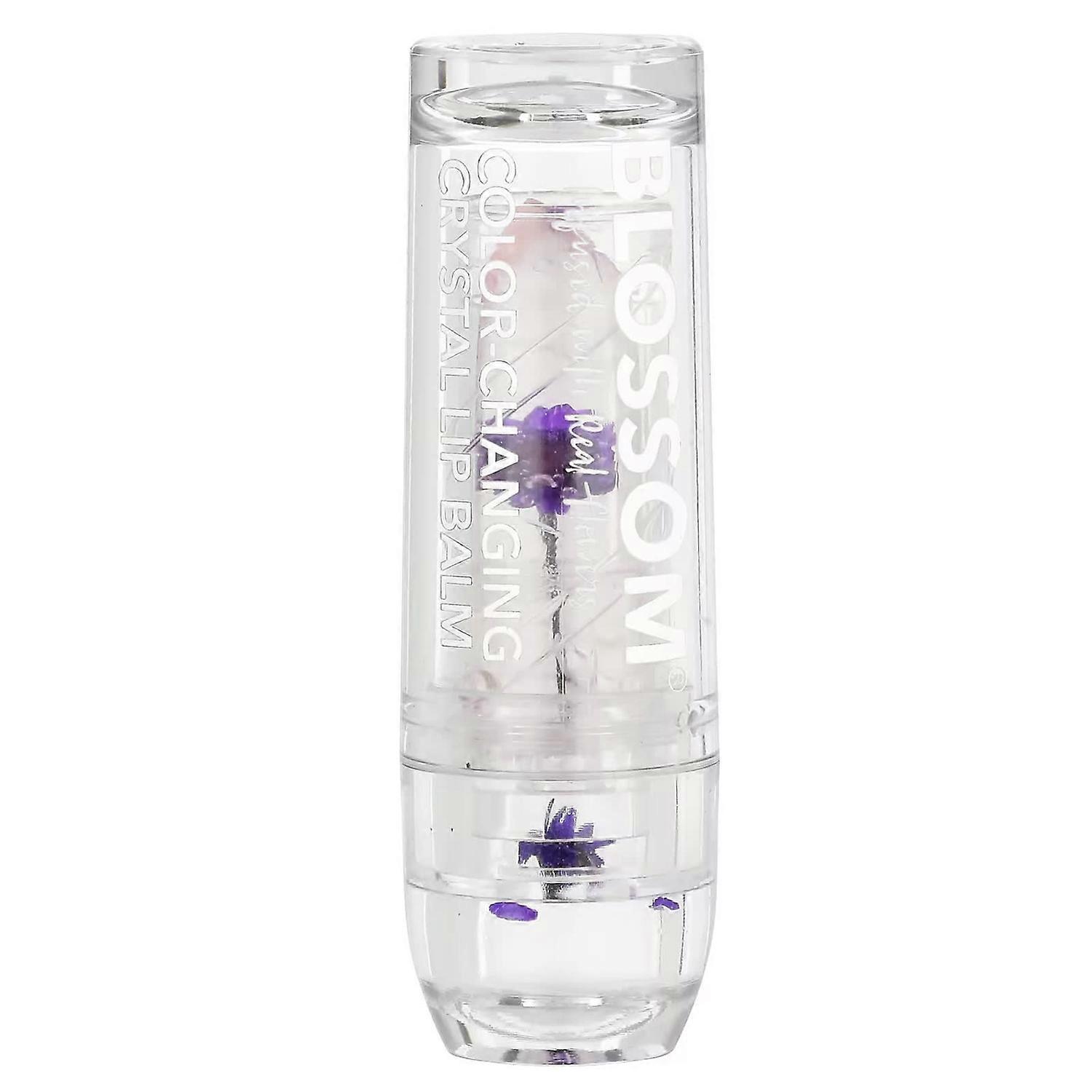 Blossom, Crystal Lip Balm, Color Changing, Purple, 3 g