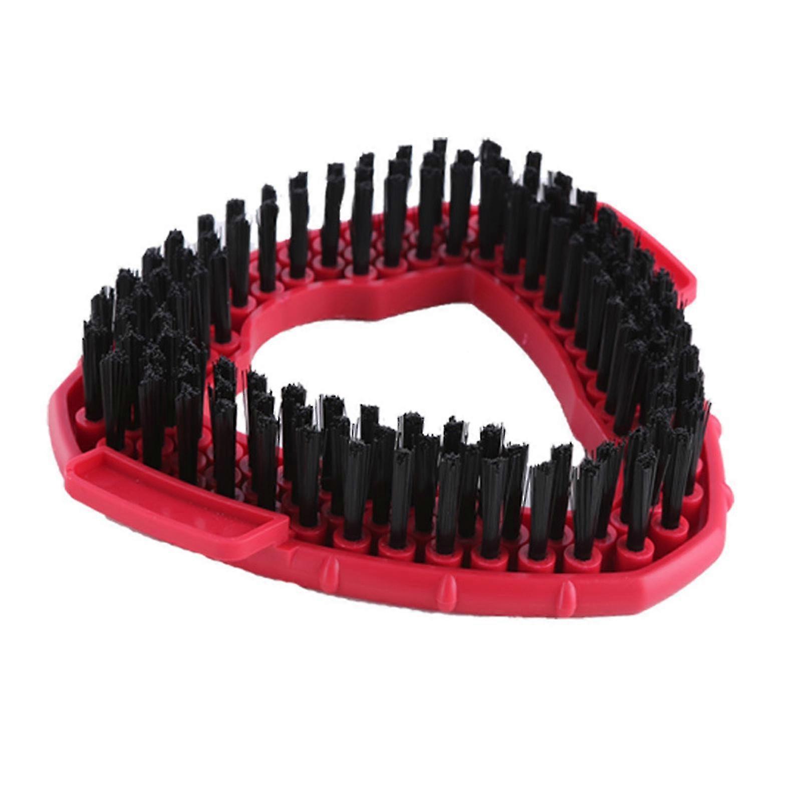 Mop Head Replacement Shower Floor Scrubber Stiff Bristle Design Easy to Install Triangle Cleaning Brush Head for Vileda O-Cedar