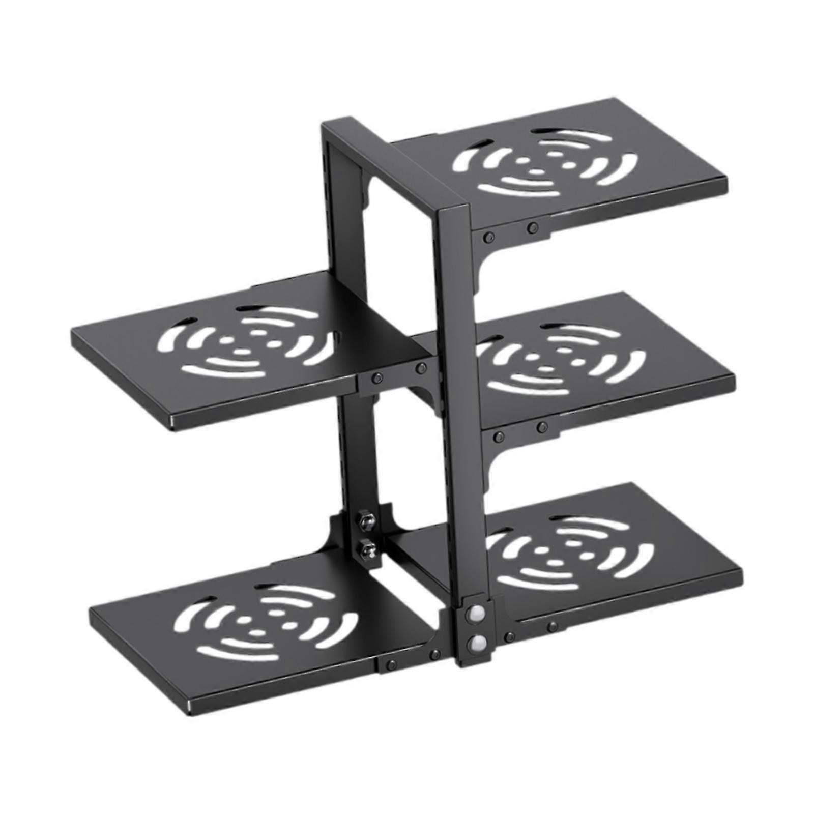 Pot Storage Rack Adjustable Pot Lid Holder for Home Organizer Cookware Stand 4 layer and 3 layer