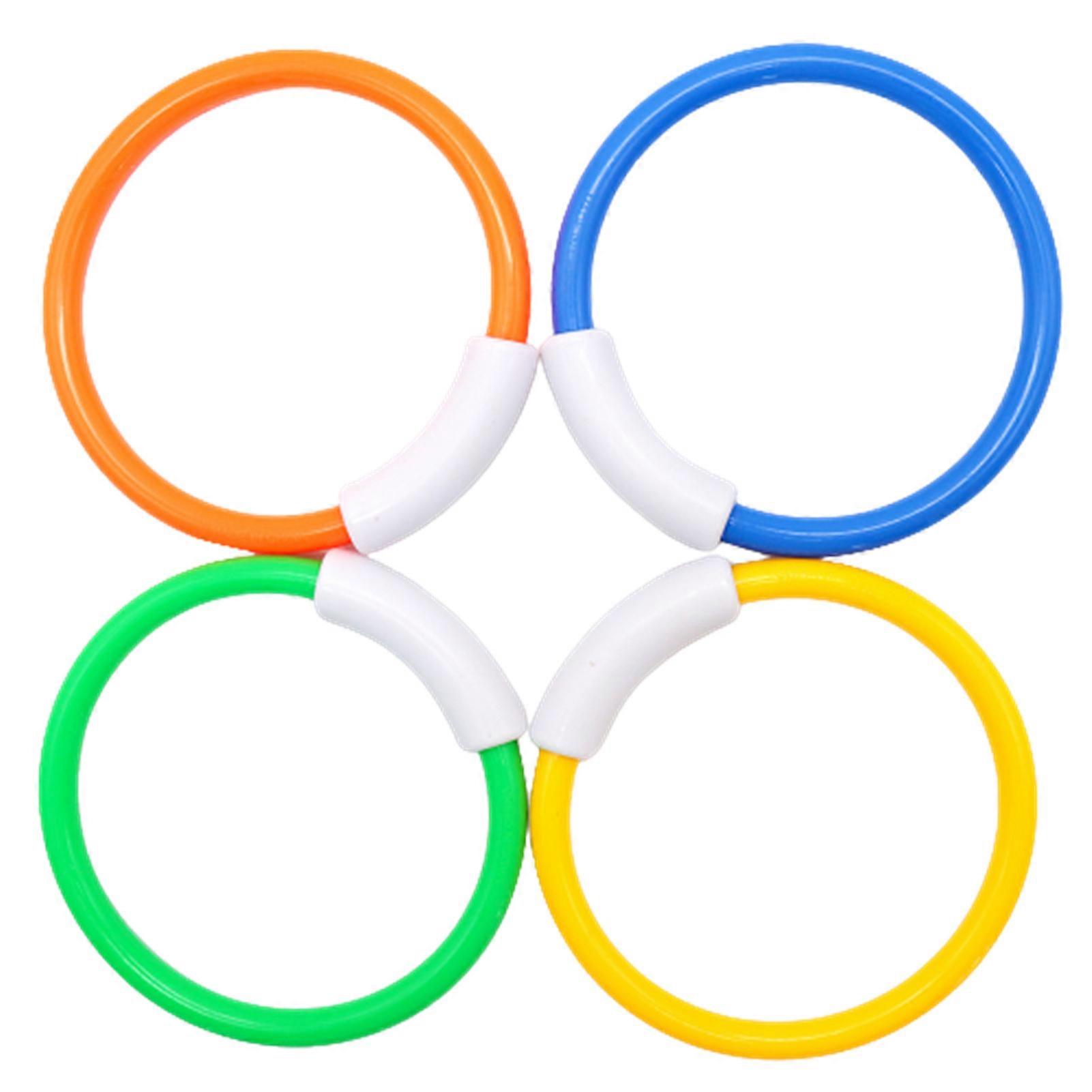 Dive Rings Swimming Pool Training Ring for Children Retrieve Dive Toys