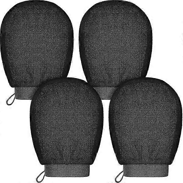 4-Piece Korean Exfoliating Body Scrubber Gloves