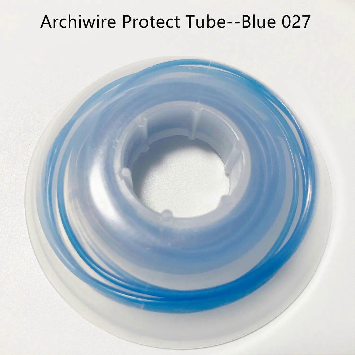 2ロール歯科矯正アーチワイヤースリーブチューブソフトプロテクトアーチワイヤーツールシリコーン弾性歯科ブルー027