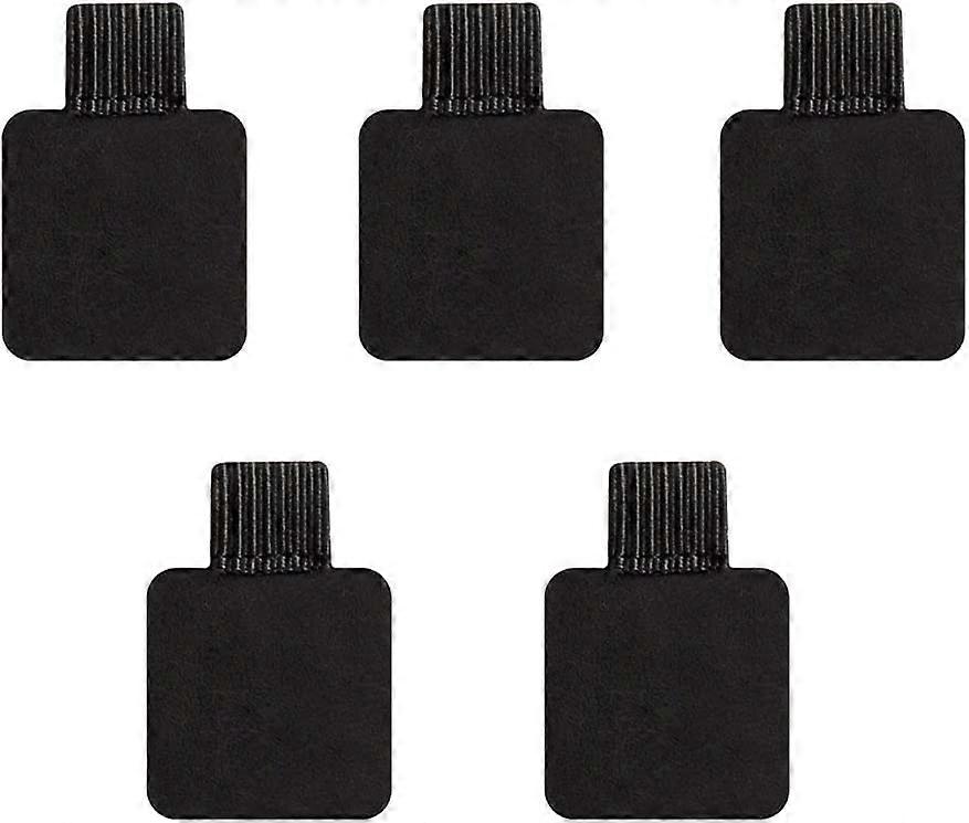 (Black) 5PCS Pen loop, pen loops, rubber bands and stickers, for diaries, notebooks, calendars, square format,2024 Ping
