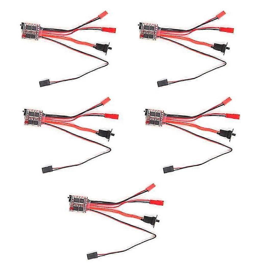 5 Pcs 30a 4-8v Mini Brushed Electric Speed Controller Esc Brush Electronic Motor Speed Controller F