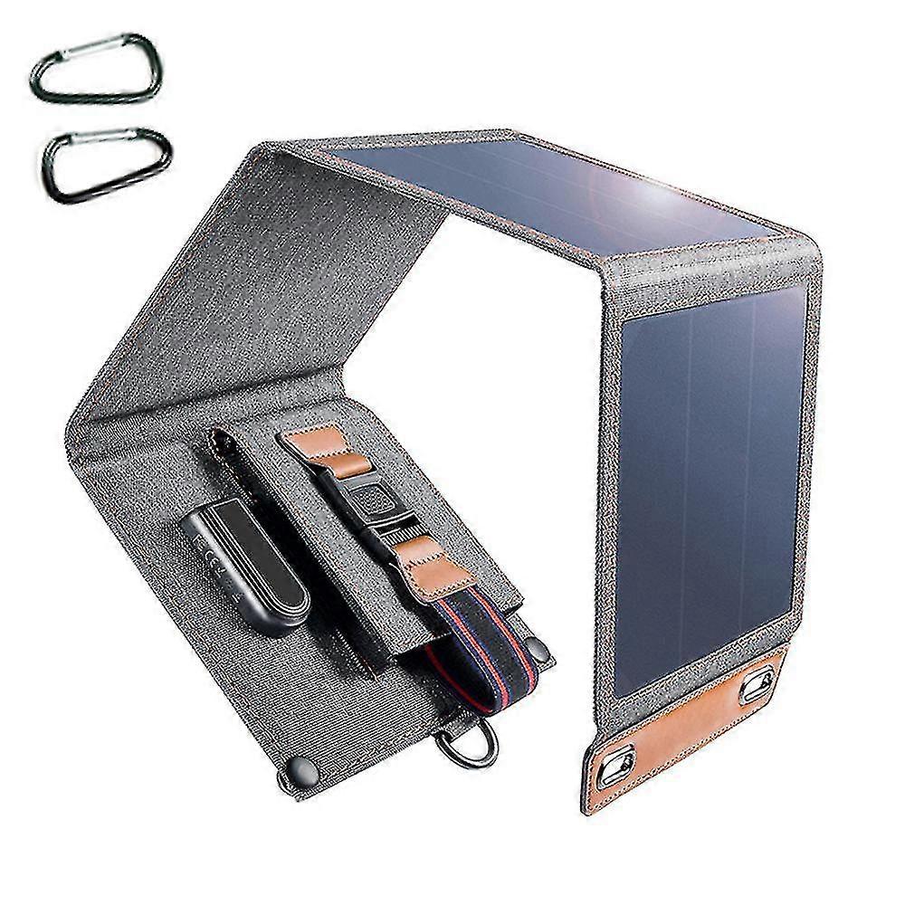 14w Solar Charger Foldable Outdoor Solar Powered Charger For Cellphone