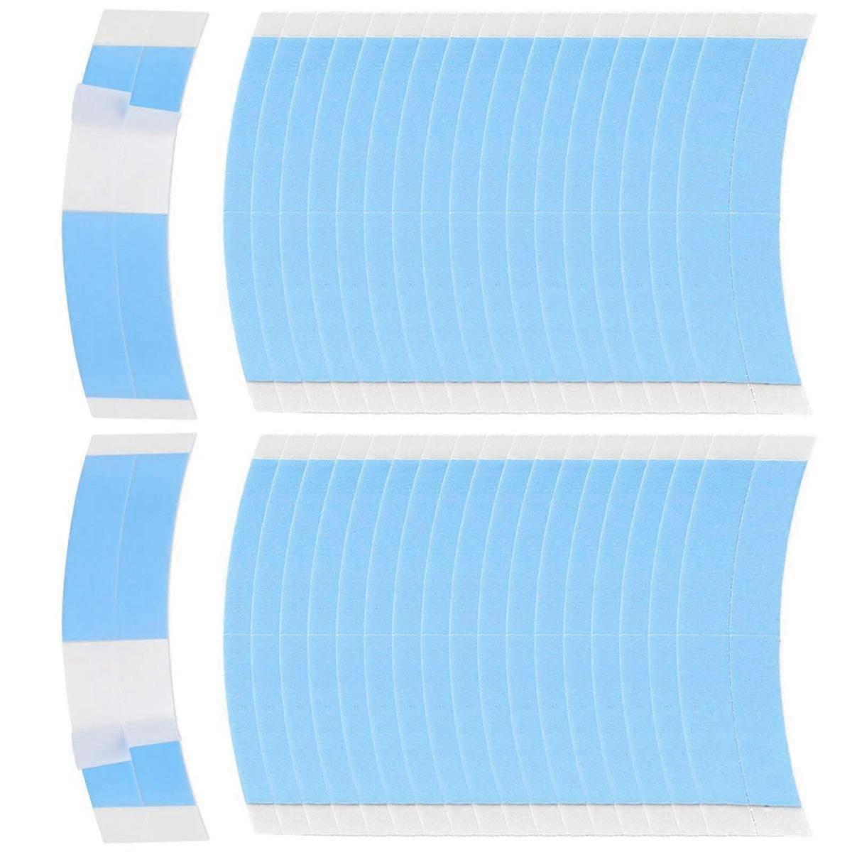 36 Pcs Perucas Fita de Renda Dupla Face Cabelo Azul Peso Luz Quarto de Renda Peruca Super Styling impermeável