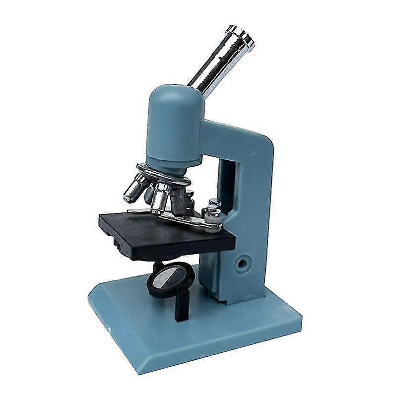 1 Set Dollhouse Microscope Miniature Laboratory Equipment Tube Rack Laborator Toy Accessories Decor