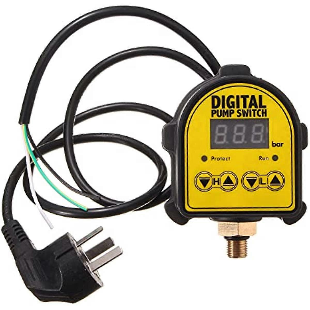 Auto Digital Water Pump Hydraulic Pressure Controller ONOFF Switch 10Bar Intelligent Control