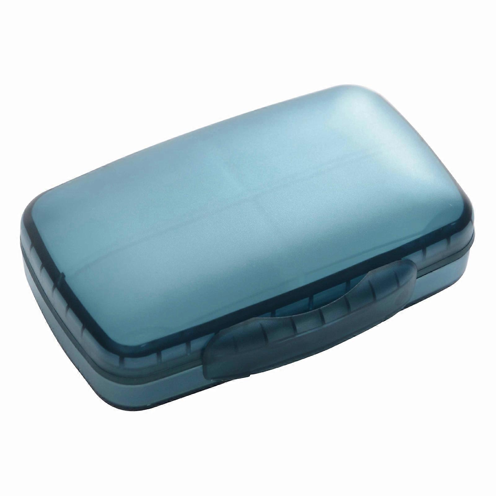 8 Grids Pill Box Classified Large Capacity Dust-proof Independent Division Pill Case for Travel KAESI