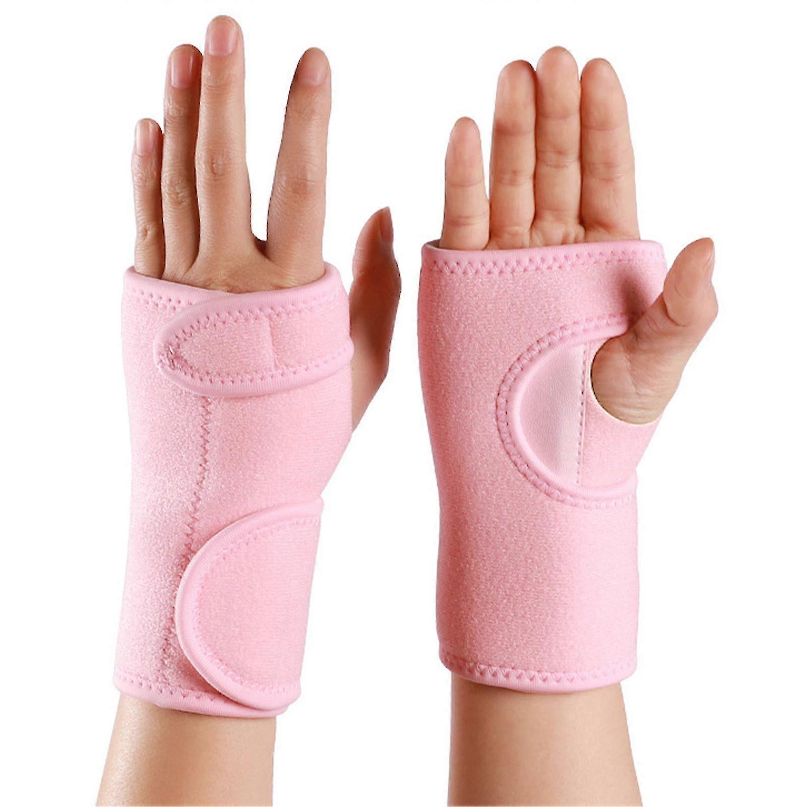 1pair Compression With Metal Strip Arthritis Splint Wrist Brace Carpal