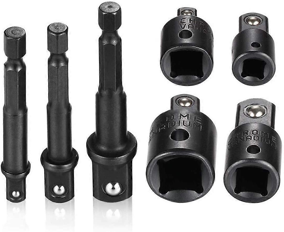 Hex socket adapter socket wrench 1/4",1/2",3/8"and socket adapter,4pc