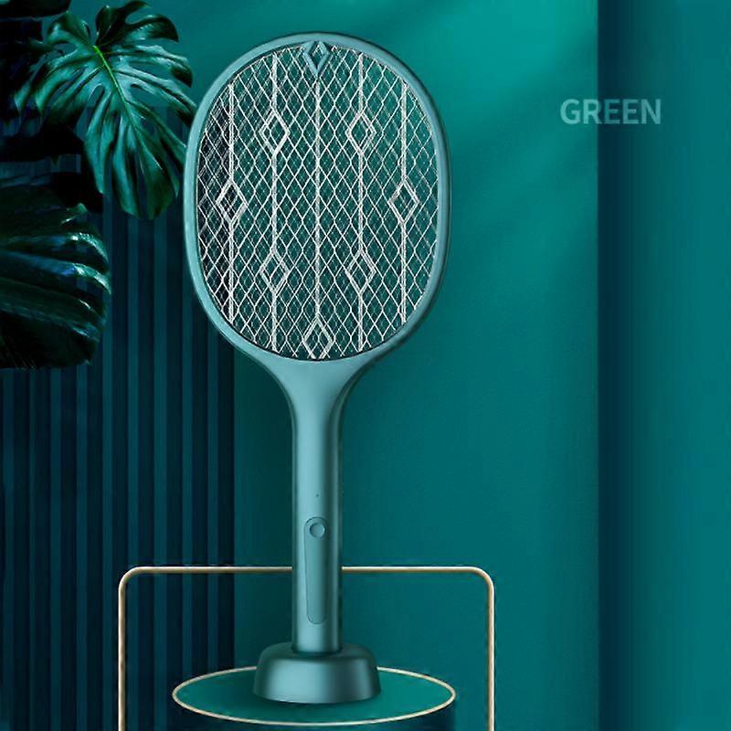2 In 1 LED Mosquito Killer Lamp 3500V Electric Flies Swatter Bug Zapper Racket USB Rechargeable Fly Swatter Trap Anti Insect