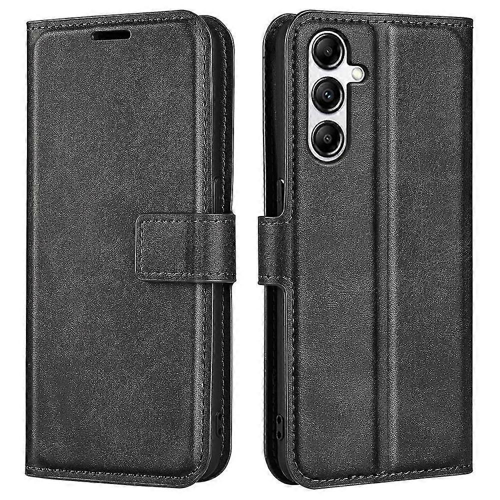 compatible with Samsung Galaxy A34 5G Folio Flip Phone Case Calf Texture Stand Wallet Cover-Q