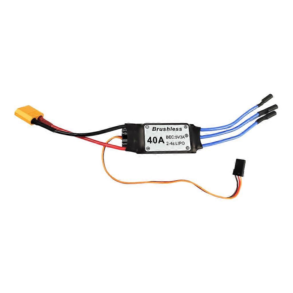 1pc RC 40A Brushless ESC Electric Speed Controller 5V3A BEC Support 2-4S Durable RC Quad Multicopter Aircraft Drone Airplanes Toys Components - Standa