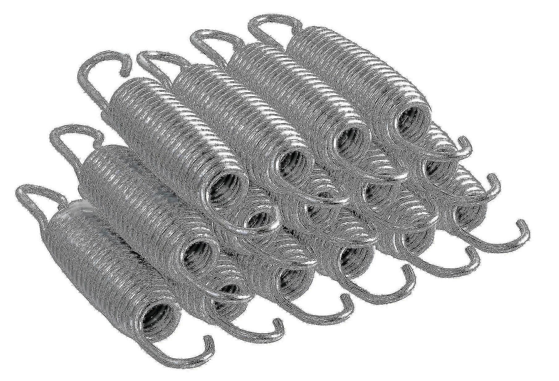 Set Of 15 Trampoline Replacement Springs, Heavy-duty Galvanised, Different Sizes