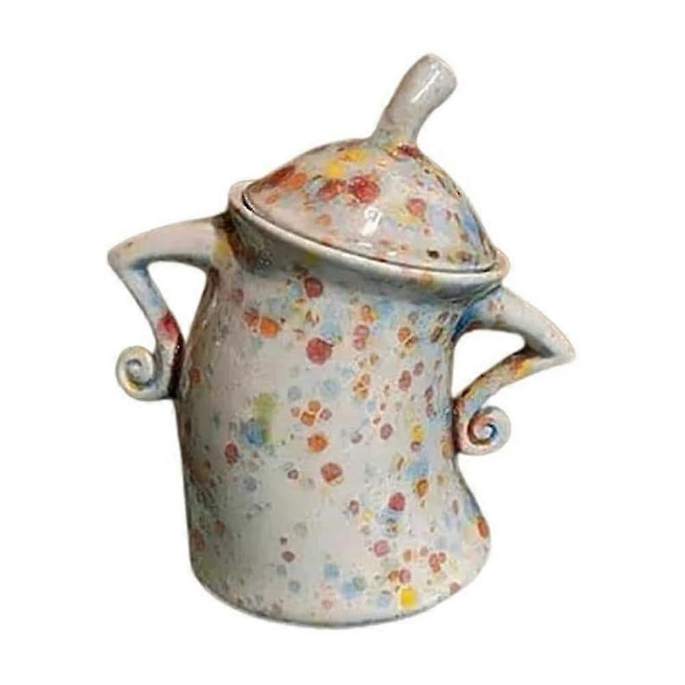 Canister With Attitude Funny Food Storage Jar Resin Desktop Ornaments Cute Home Decor
