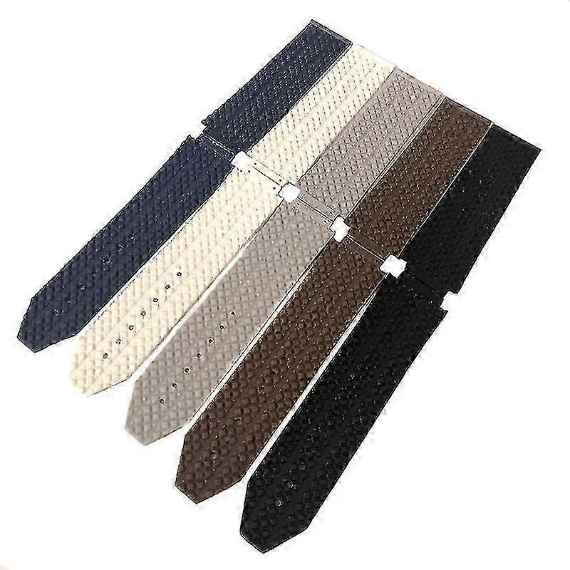 Compatible with Hublot Big Bang silicone watch strap tire pattern rubber watch strap 25X17X22mm - JA