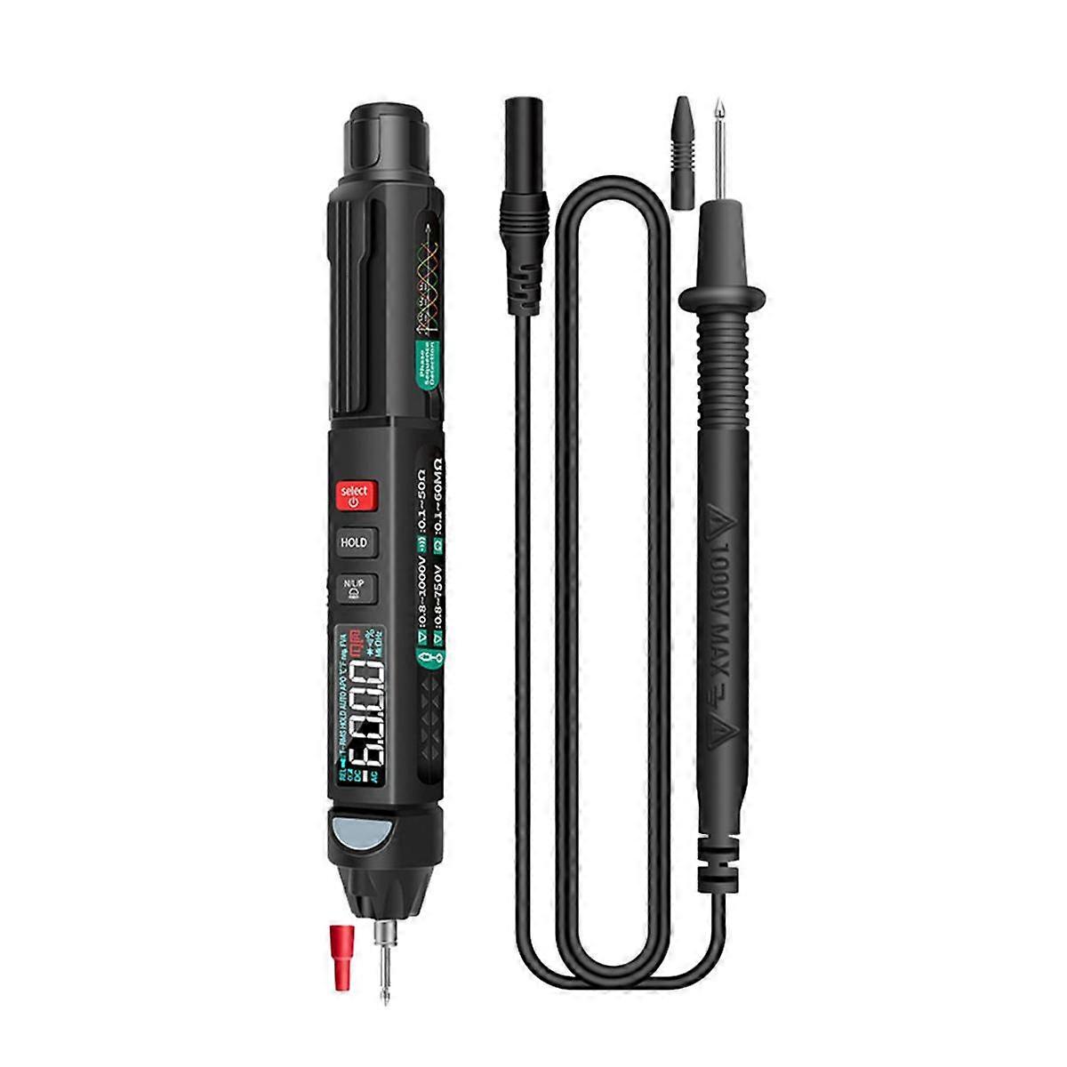 A3008 Digital Multimeter Auto Intelligent Sensor Pen Tester 6000 Counts Non Contact Voltage Tester