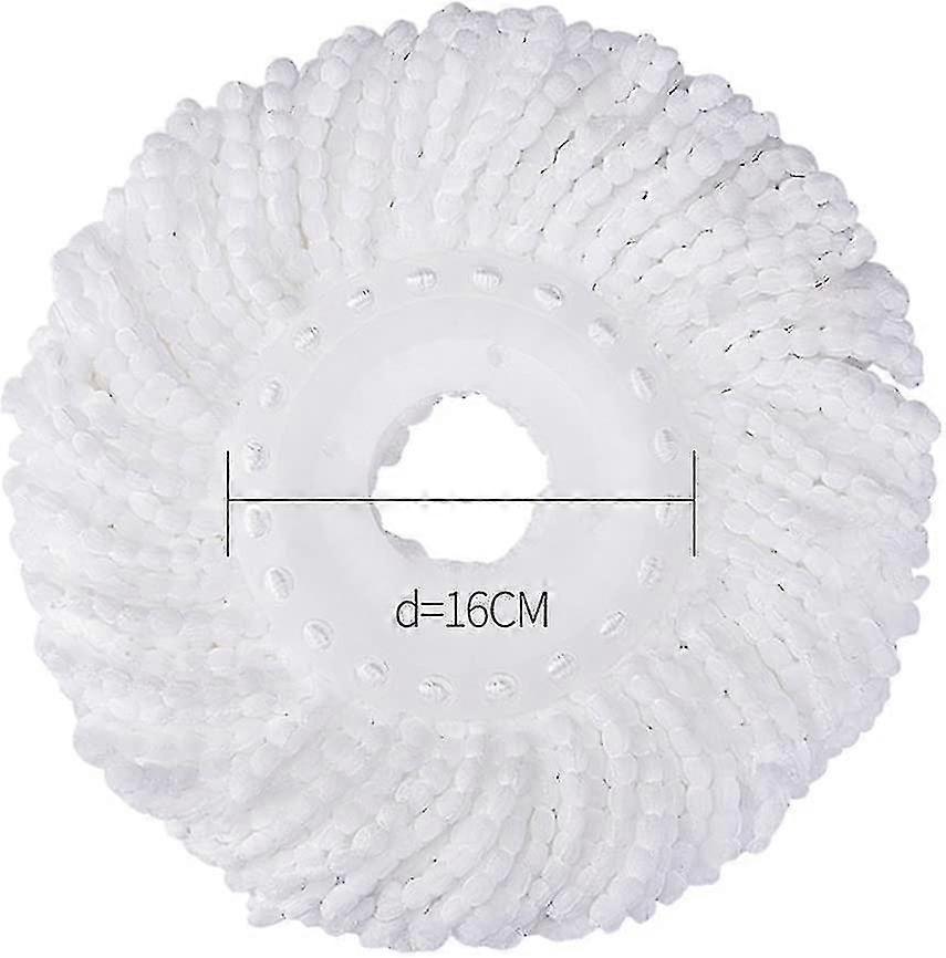 3 Pack Hurricane Spinning Mop Replacement Heads Mop Head Replacement Mop Head Replacement - 3pcs White