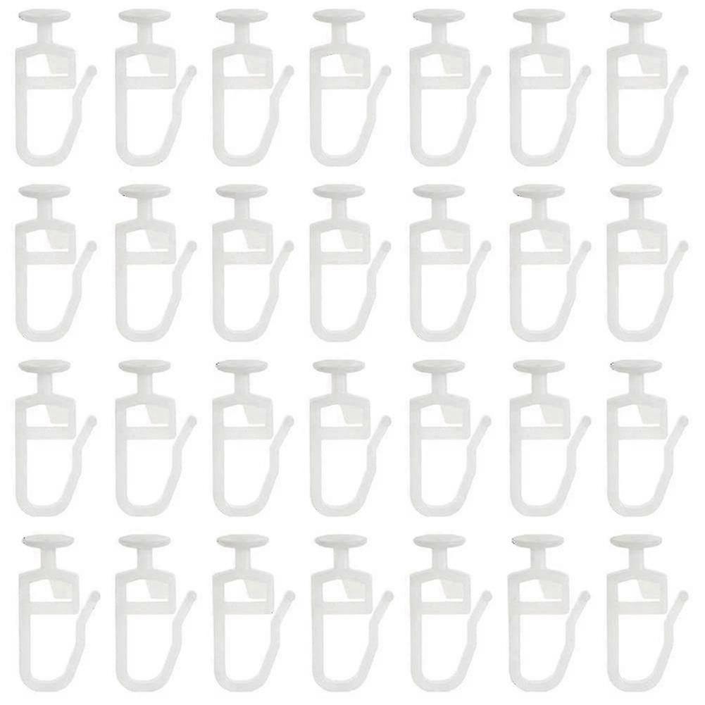 200パックカーテングライダー、8.3mmヘッドフォールディンググライダーカーテンレールトラックグライダーフック対応