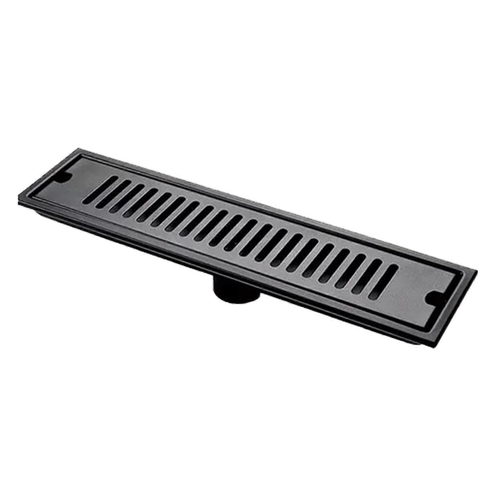 Rectangular Floor Drain 304 Stainless Steel Smooth Surface Fast Drainage Deodorant Shower Linear Drain compatible Home