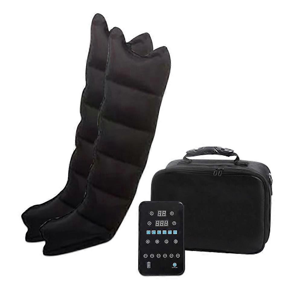 6 Mode 6 Chambers Leg Air Compression Massager Air Pressure Therapy Arm Waist Pneumatic Air Wraps Relax Pain Relief Massage