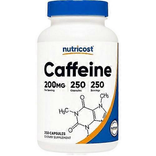 Nutricost Caffeine Capsules ,200 Mg ,250 Count