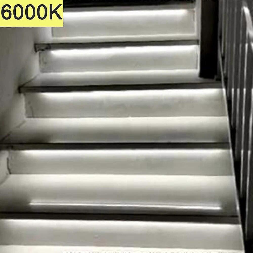 LED PIR trapper lys vegger trapper lys PIR bevegelsessensor COB LED lysstripe 11-30 trinn trapp smart kontroller dimming