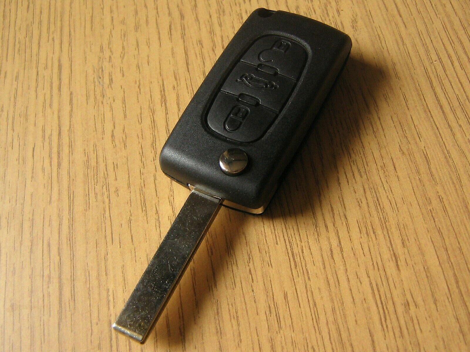 3 Button Control Key Case for PEUGEOT EXPERT FIAT SHIELDO CITROEN JUMPY