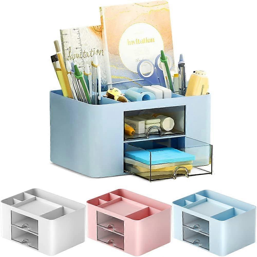 Schreibtisch Organizer Mit Schublade & Stifthaltern - Büroorganisation