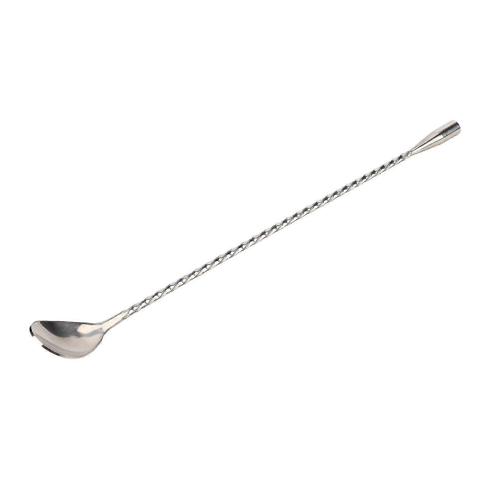 Stainless Steel Cocktail Drink Swizzle Stick with Long Handle for Home Bar and Restaurant