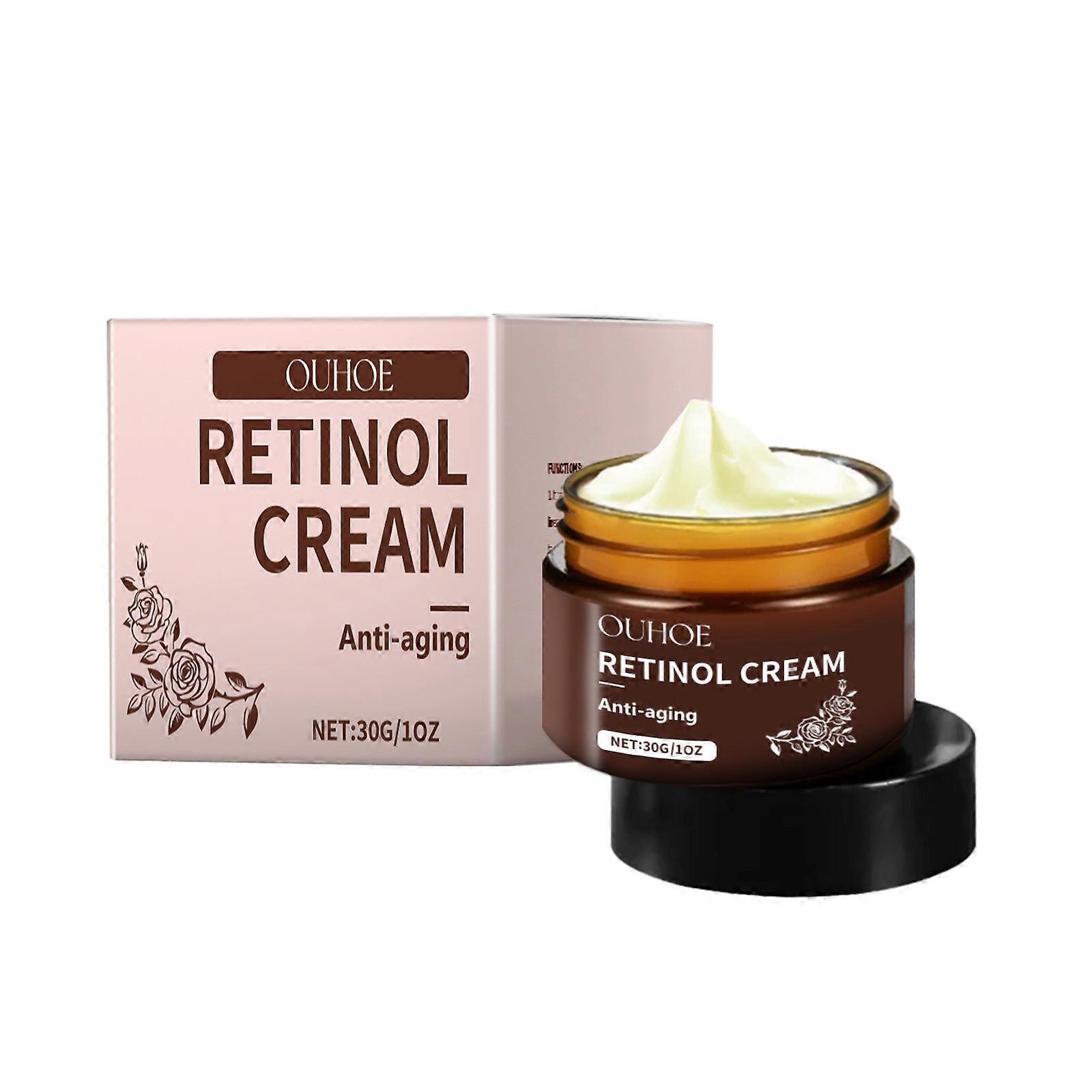 Retinol Cream, 30g Face Cream Anti-Aging Wrinkle Day and Night Cream with Retinol, Face Moisturiser to Reduce Wrinkles & Fine Lines