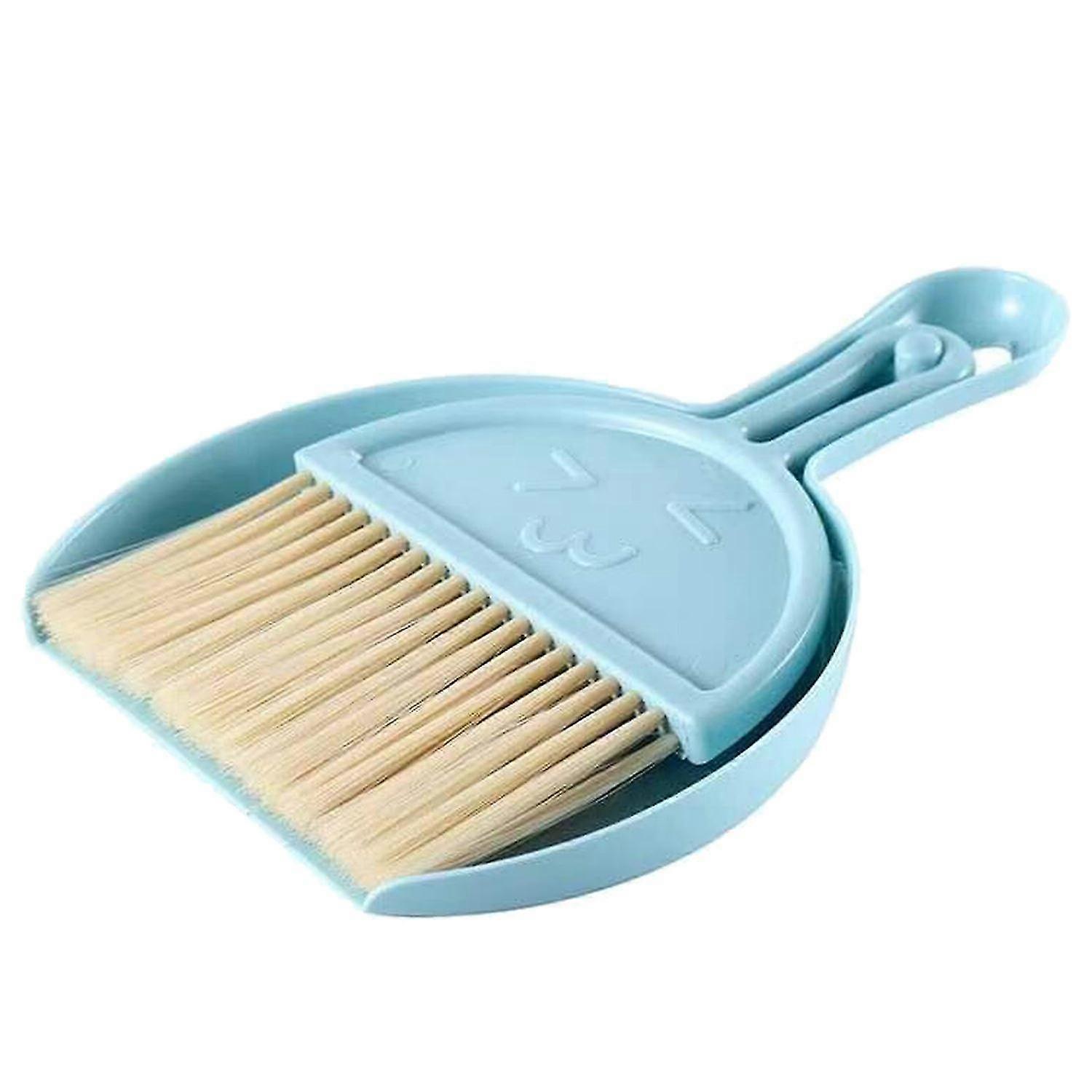1 Set Desktop Cleaning Brush Wear-resistant Easy to Storage Mini Size Small Keyboard Cleaning Broom-ZZY