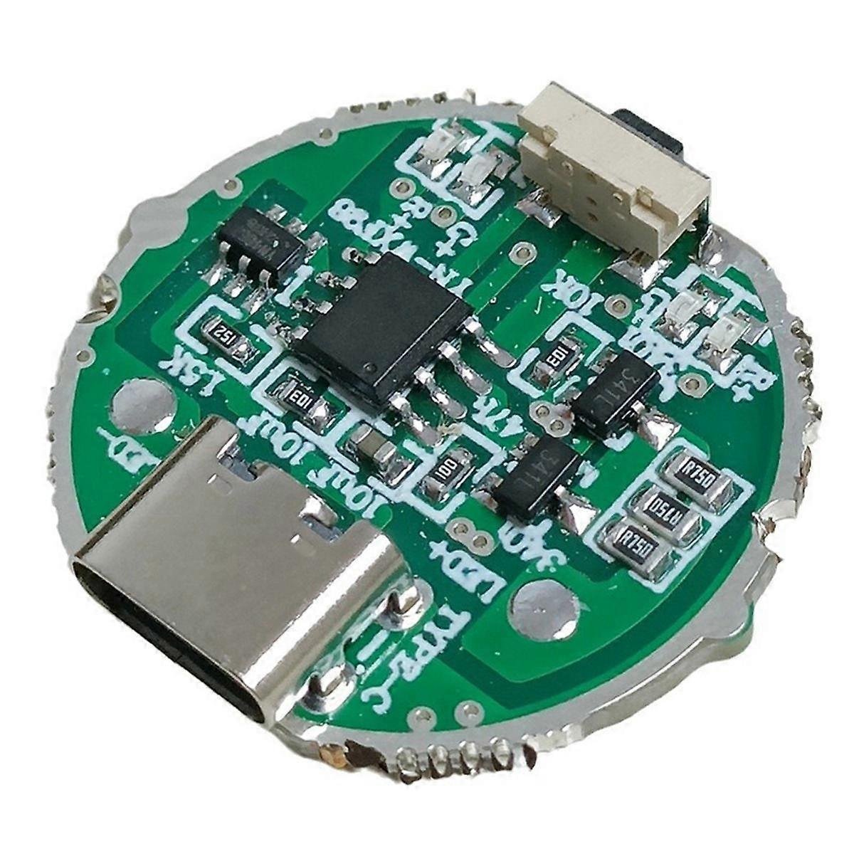 Side Press Strong Light Flashlight Driver Board Switch Circuit Board USB Interface Circuit Board DI