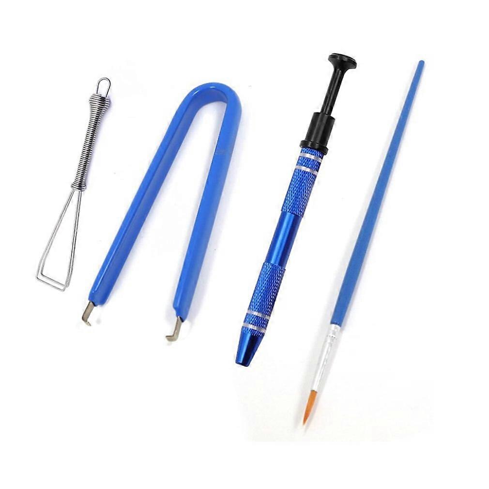 4PCS/SET Durable Keyboard Lube Switch Puller Kits Lube Station Keycap Puller Remover Mechanical Keyboard Key Switch Tool