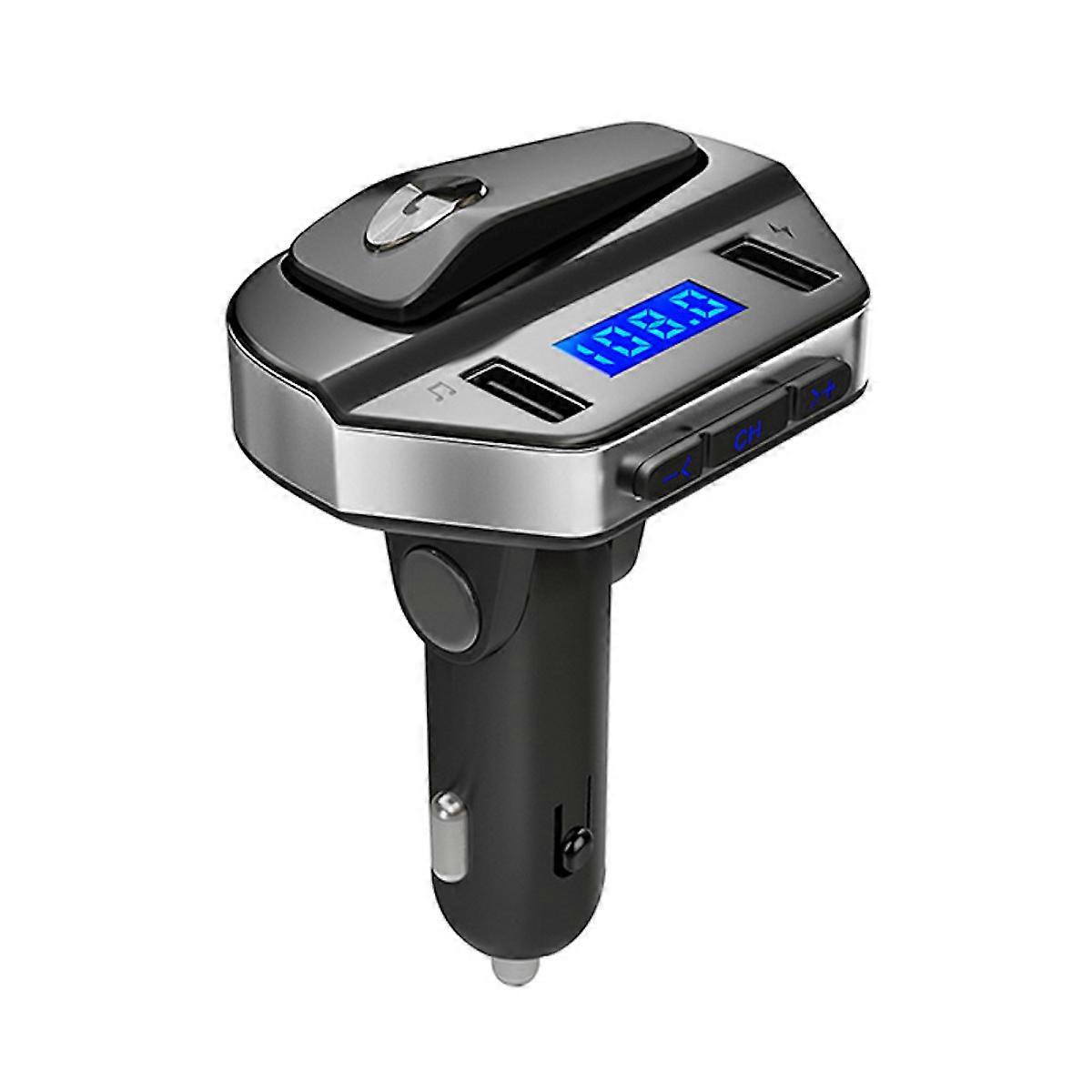Bluetooth MP3 Player Car FM Transmitter Support Hands free Calling with Dual USB Charging Port Color LED Screen QC3.0 Quick Charge