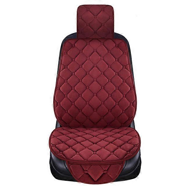 Flocking Cloth Car Seat Cover Protector Universal Front Rear Warm Warm Car Seat Cushion Protector Pad Mat with for Suv Truck