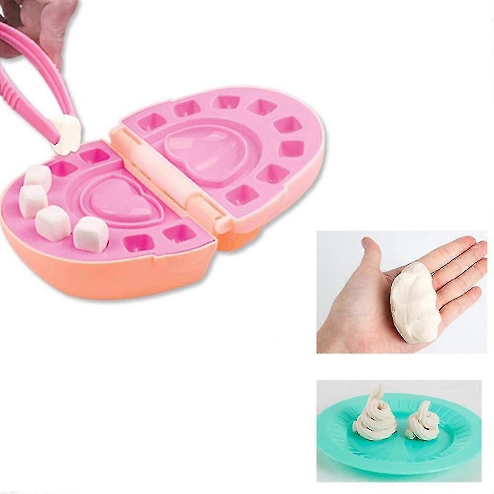 Children's Educational Colored Clay Dentist Play Clay Mold Tool Set