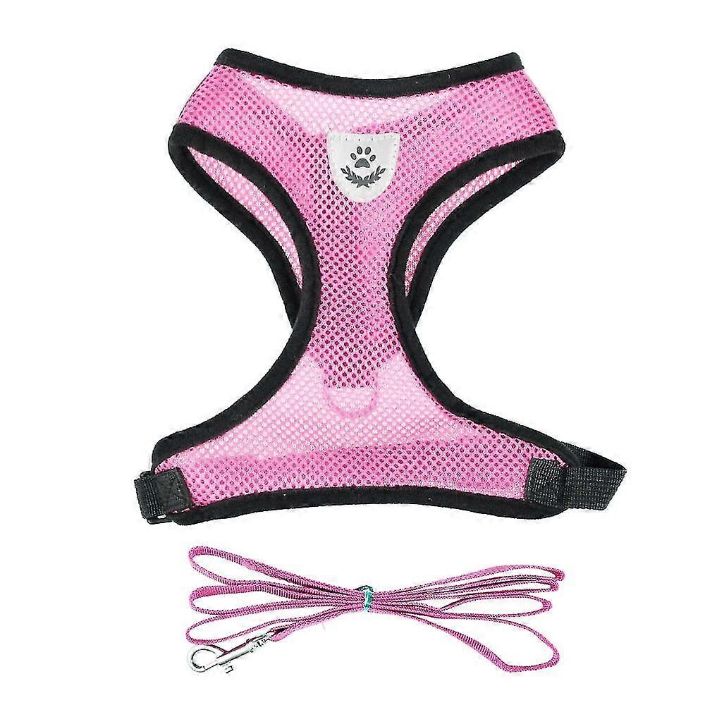 Reflective Cat Adjustable Harness Vest Walking Straps for Cat Lead Leash Kitten Dog Puppy Leads Pet Chest harness