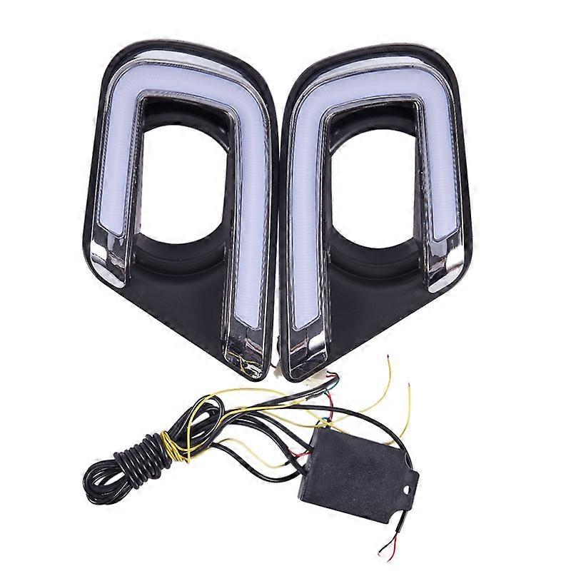 LED DRL Daytime Running Light Fog Lamp 12V Car Running Lights for Journey Freemont 2014 2015 2016