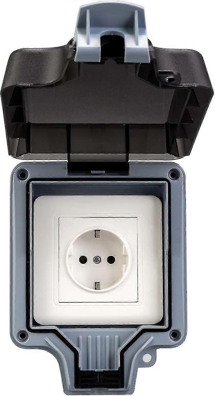 Waterproof Outdoor Power Socket, Wall Outlet, Ip66 Switch Socket