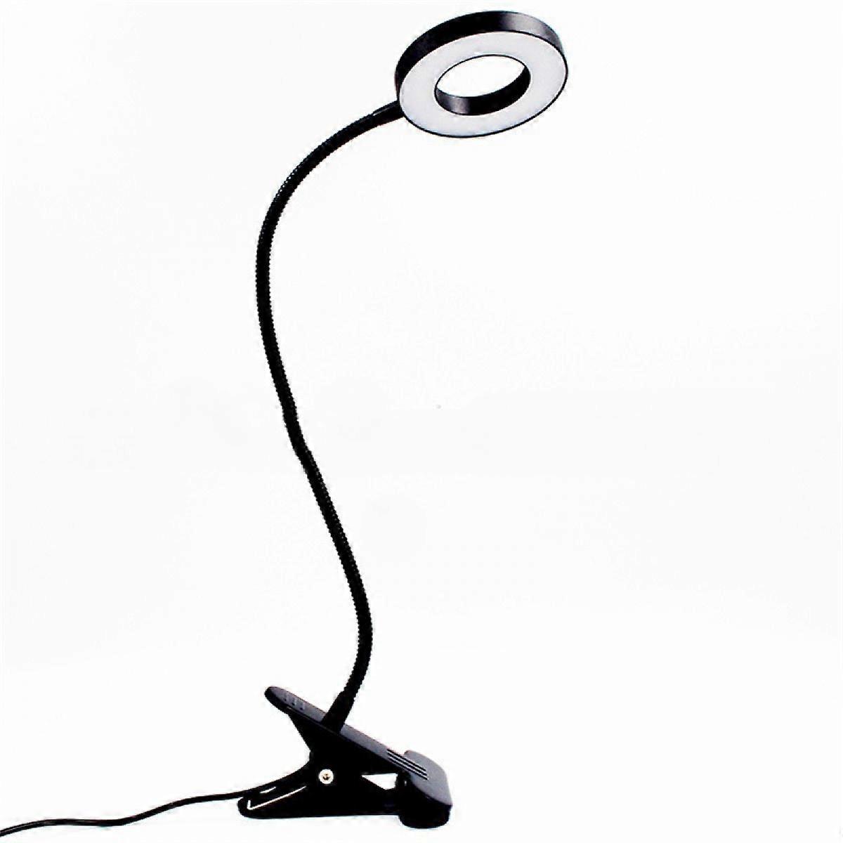 Selfie Ring Light  Stand for Live Stream/Makeup, Clip on, Flexible Arms