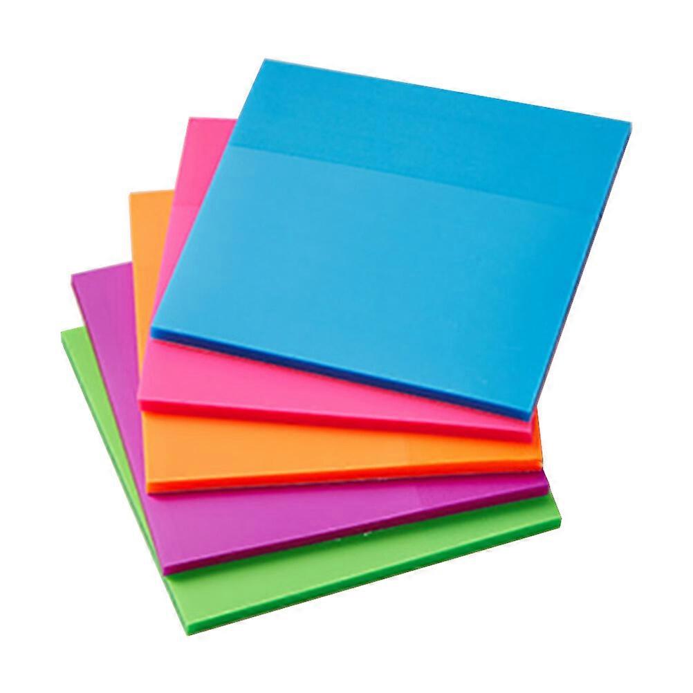 5pcs Sticky Memo Pads Memo Notes Portable Stickers Memo Pads (Mixed Color)