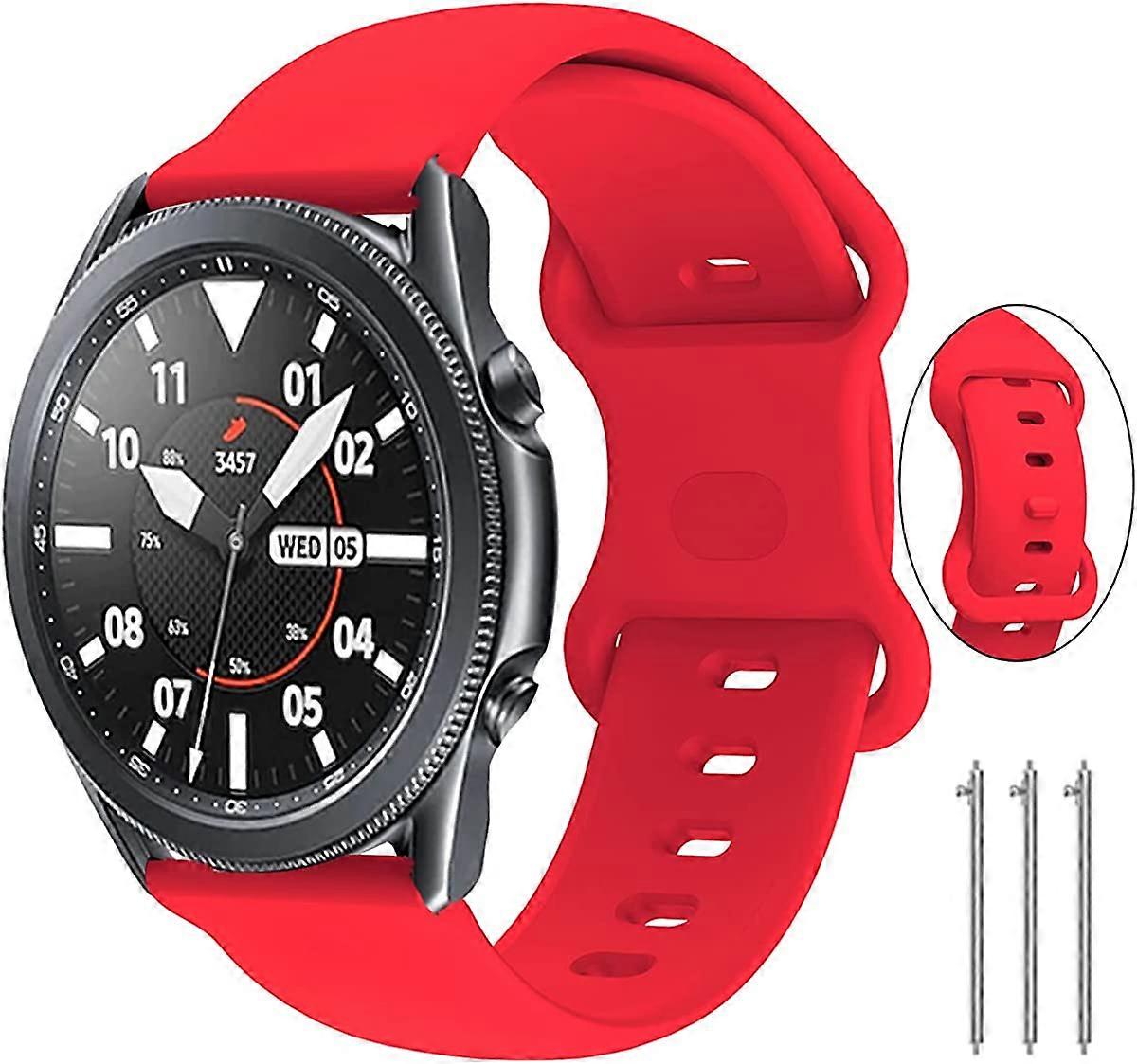 22mm Watch Band Compatible with Samsung Galaxy Watch 3 45mm Band,Galaxy Watch Bands 46mm,22mm Quick Release Silicone Band for Samsung Gear S3 Frontier