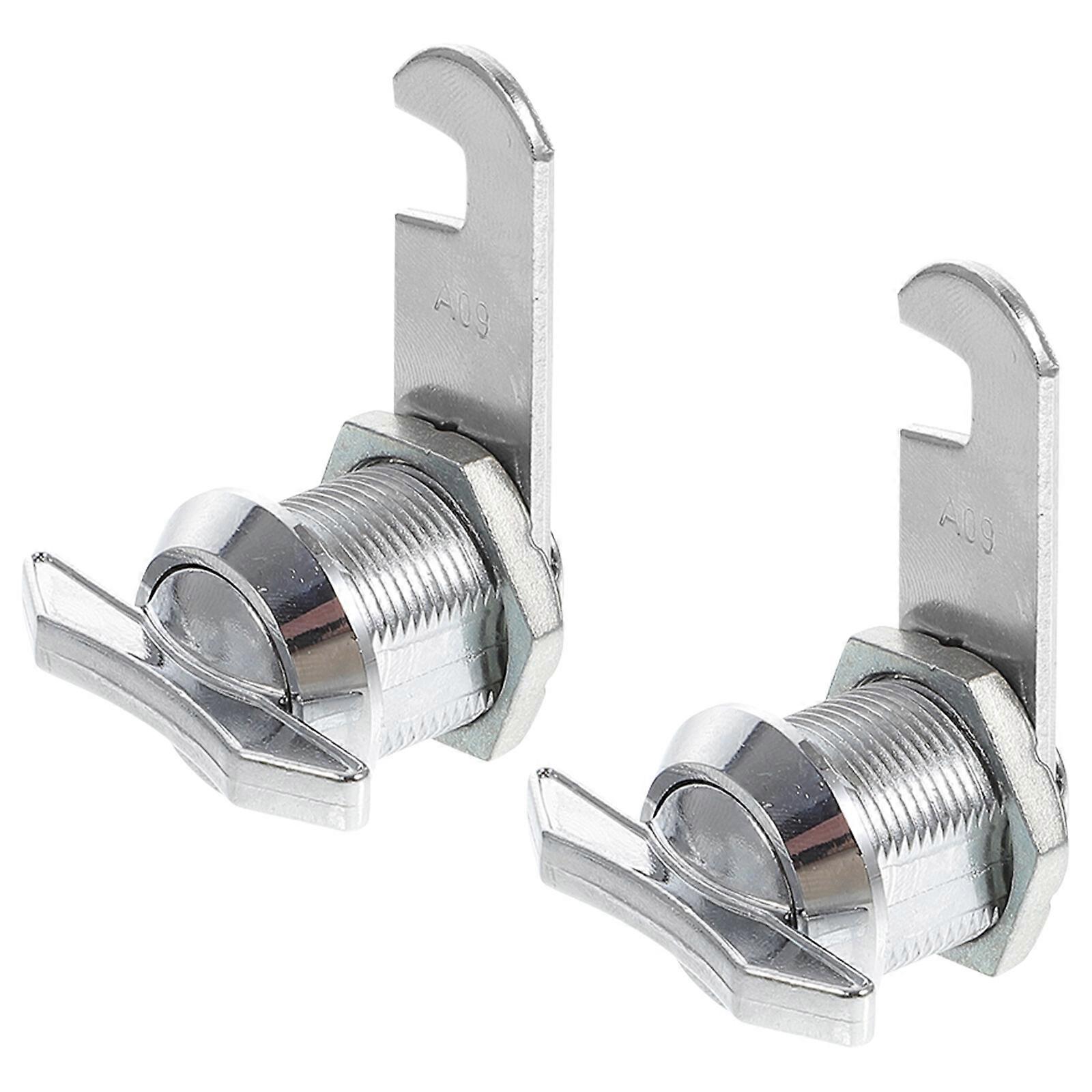 2pcs Cabinet Locks Keyless Showcase Locks Safety Lock Multifunctional Locks