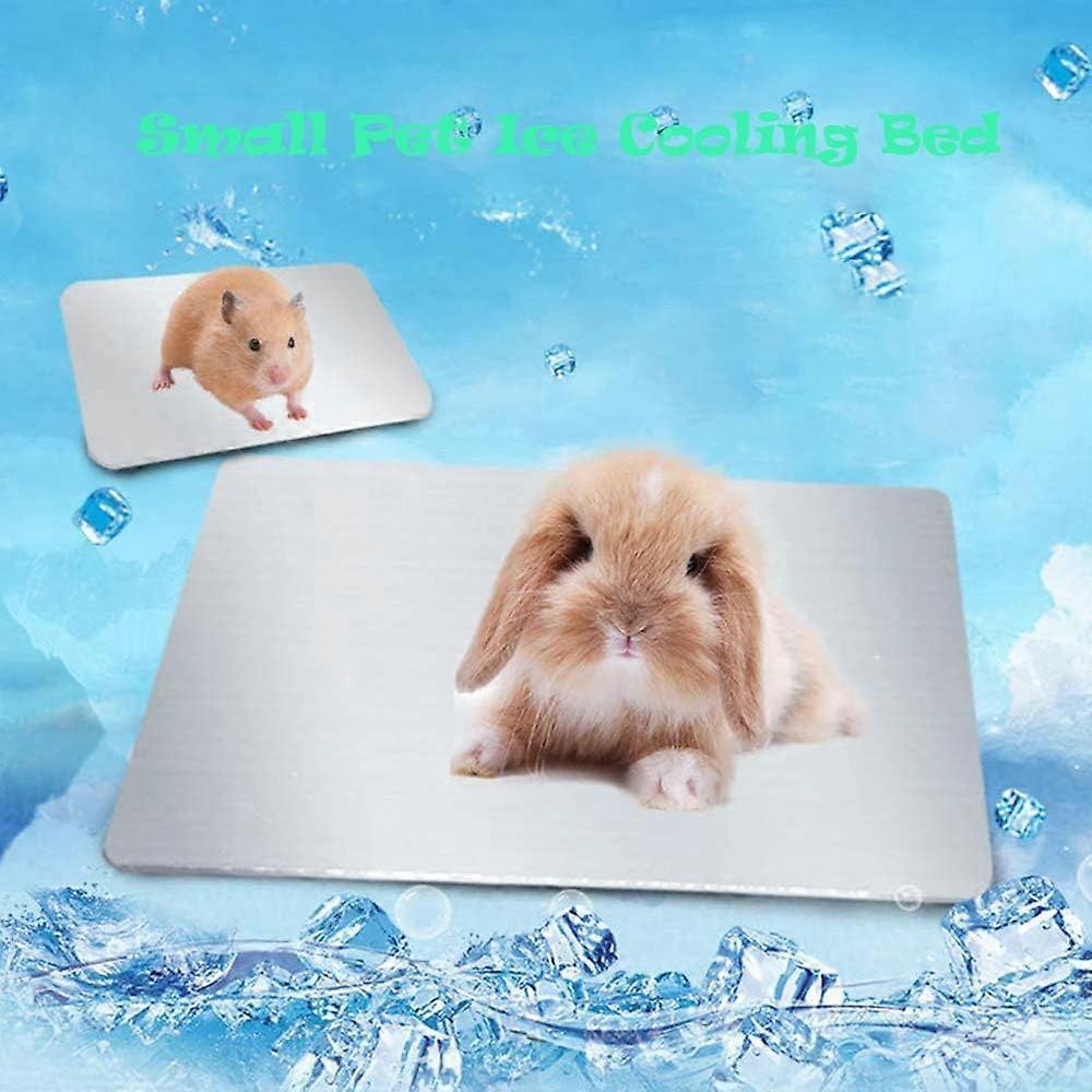 Rabbit Cooling Pad, Aluminium Pet Hamster Cooling Ice Pad, Pet Cooling Ice Bed, Quick Cooling