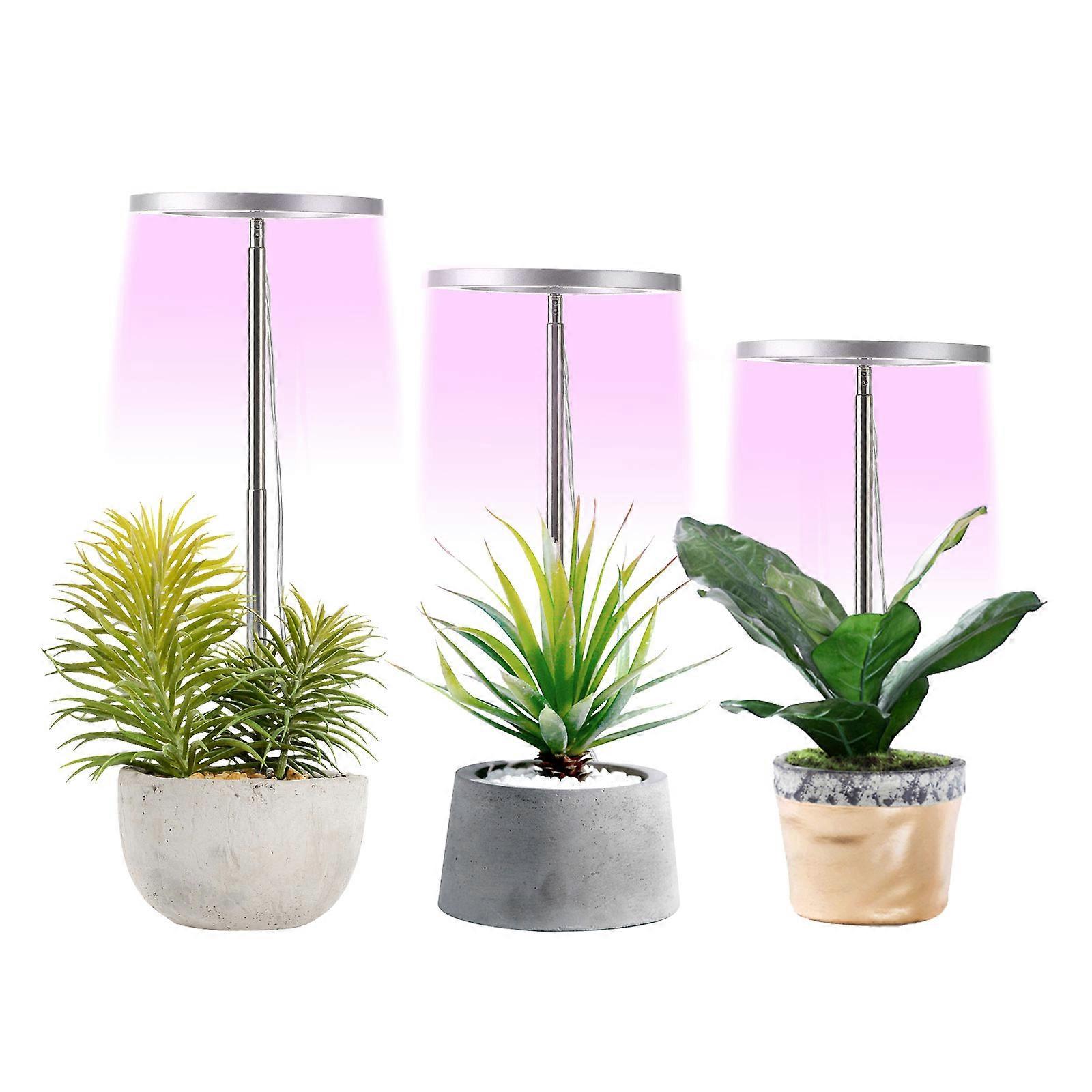 2023 New Upgraded Full Spectrum LED Grow Light for Indoor Plants, Telescopic Pole with Angel Ring for Maximum Lighting Coverage