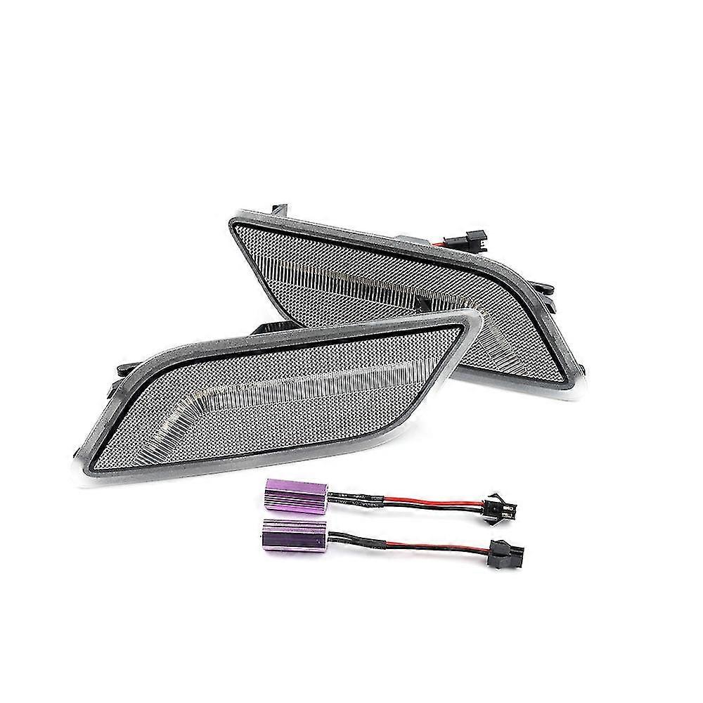 2x For Benz E-class Coupe&convertible A207/c207/w207 2010-2013 Led Front Fender Bumper Side Marker Light Turn Signal Lamp