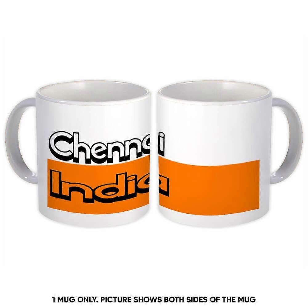 Gift Mug: Chennai India Rectangle