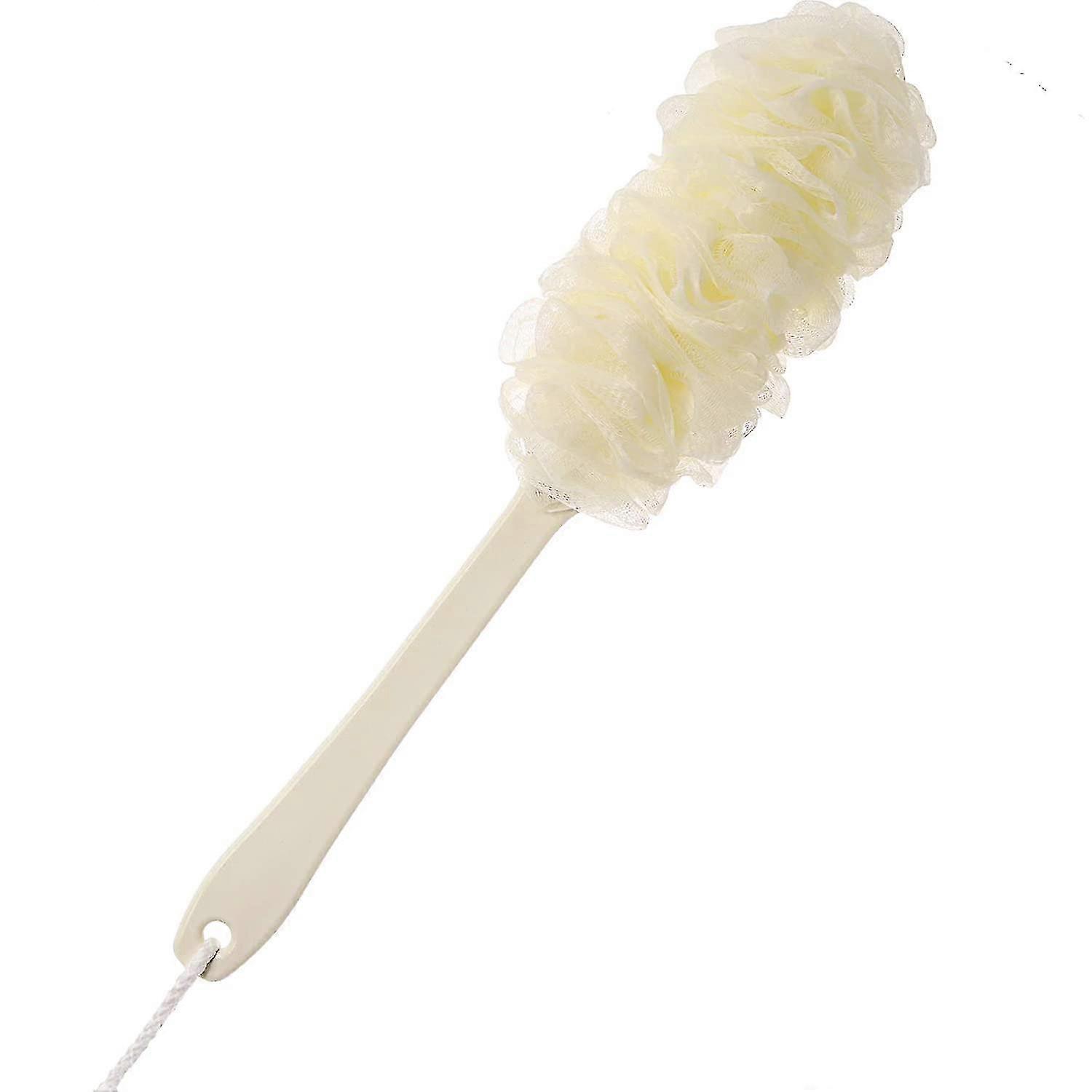 Back Scrubber For Shower, Long Handle Bath Sponge Shower Brush, Soft Nylon Mesh Back Cleaner Washer, Body Bath Brush For Women And Men, Bathroom Showe